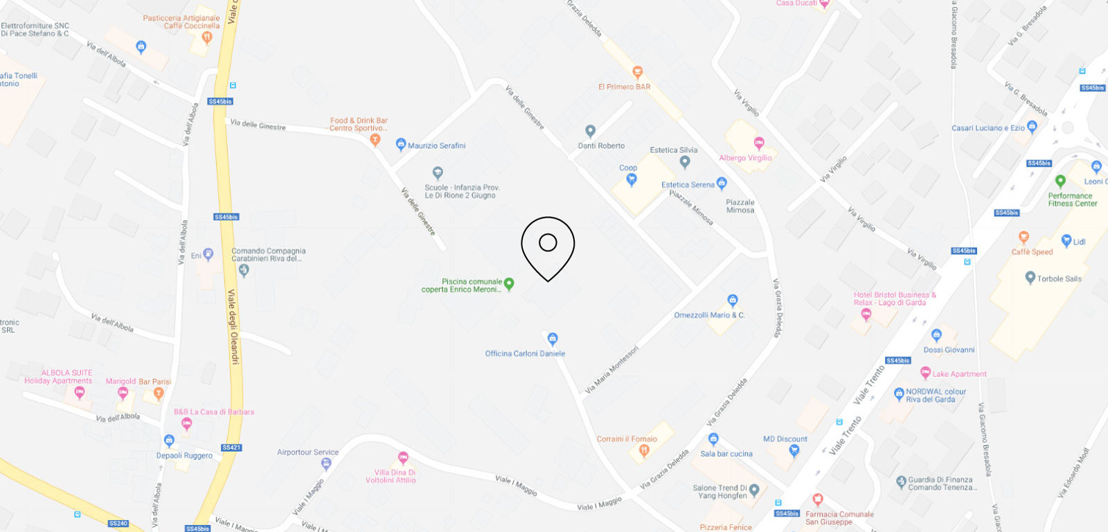 Judo Star Riva del Garda Palestra Mappa